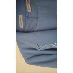 Jacques Vert size 20 beautiful blue jacket+dress+hat, worn once