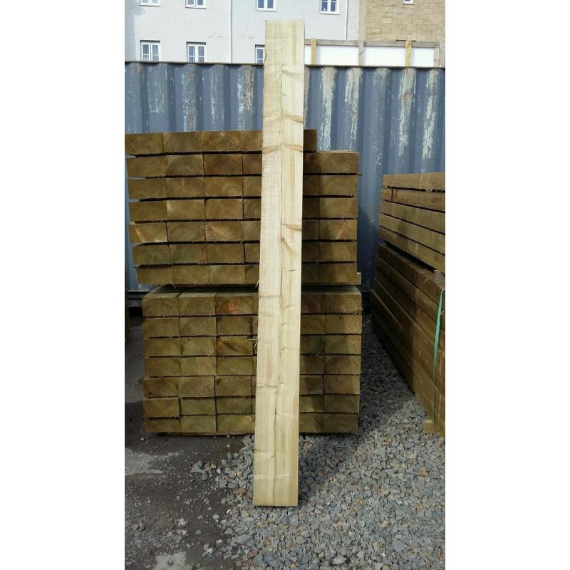 Sleepers. Pressure treated. 2.4metres Long. NO V.A.T!