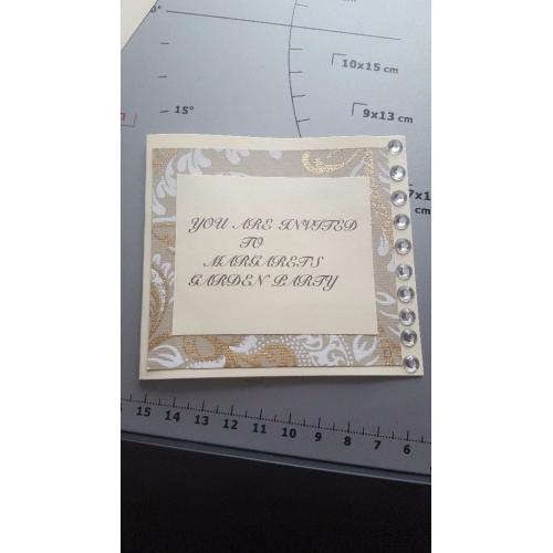 Handmade invitations for any acation