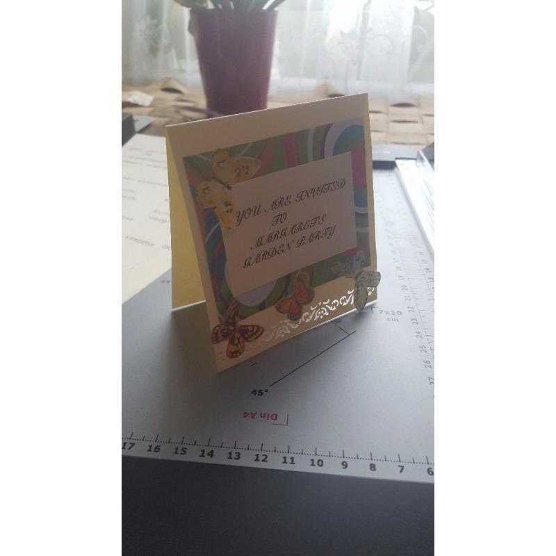 Handmade invitations for any acation