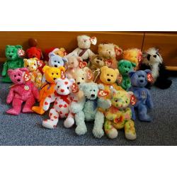 Great Collection of 20 Ty Beanie Baby Bears