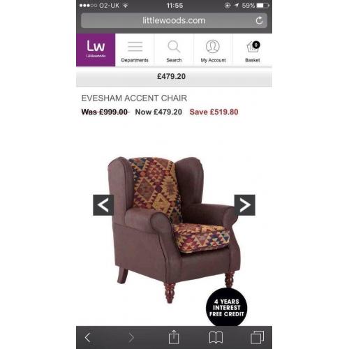 EVESHAM ACCENT CHAIR