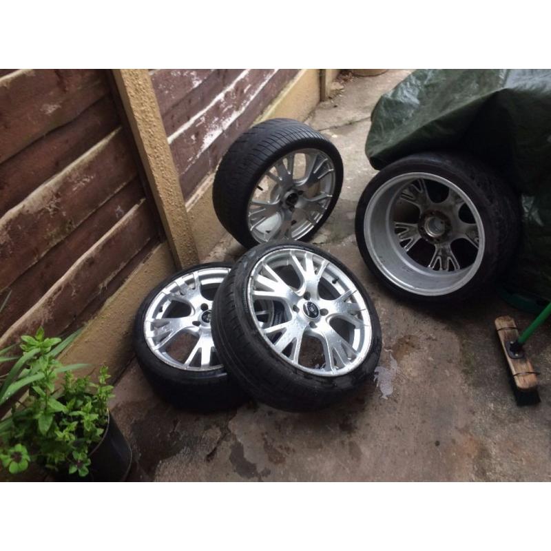four 17" Diamond alloy wheels