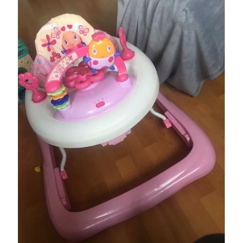 Brightstarts Baby Walker - Pink