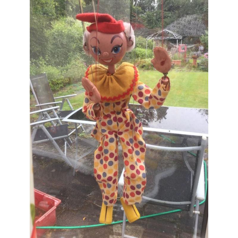 Pelhams Puppet Clown in original box