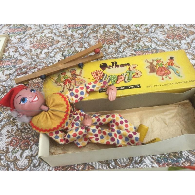 Pelhams Puppet Clown in original box