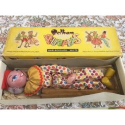Pelhams Puppet Clown in original box