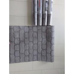Grey brick effect wallpapers
