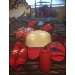 Load of boxing equipment for sale