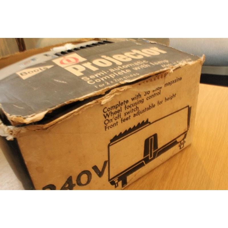 Boots IQ Slide projector