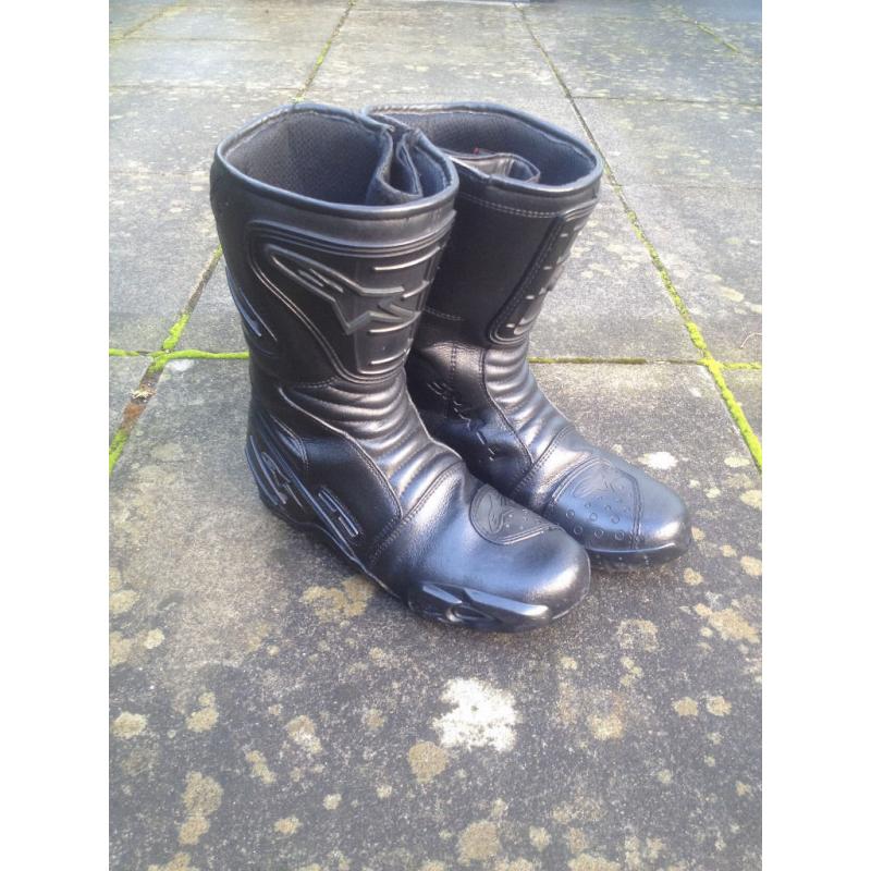 ALPINESTARS SMX-4 WATERPROOF MOTORCYCLE BOOTS (UK 9) - Not RST Dianese Spidi Spada