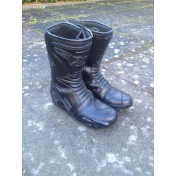 ALPINESTARS SMX-4 WATERPROOF MOTORCYCLE BOOTS (UK 9) - Not RST Dianese Spidi Spada