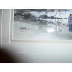 Original Watercolour painting of Audley's Castle, Strangford Co Down.