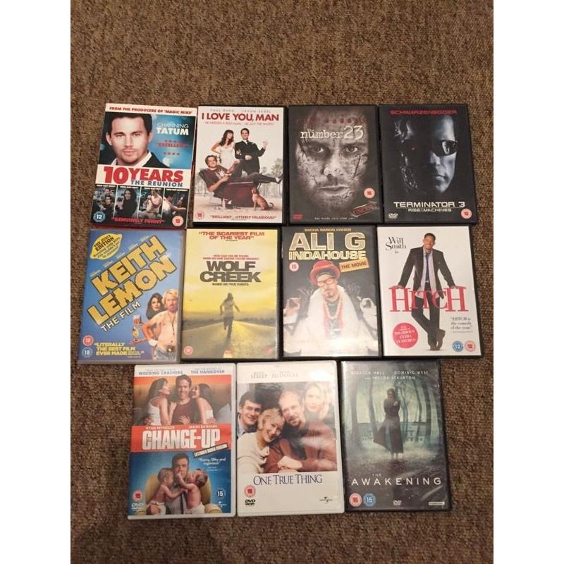 Selection of 11 Dvds