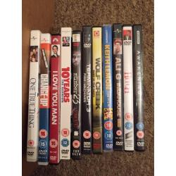 Selection of 11 Dvds