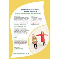 Cascade Dance Summer Dancing 2016 1-6 years
