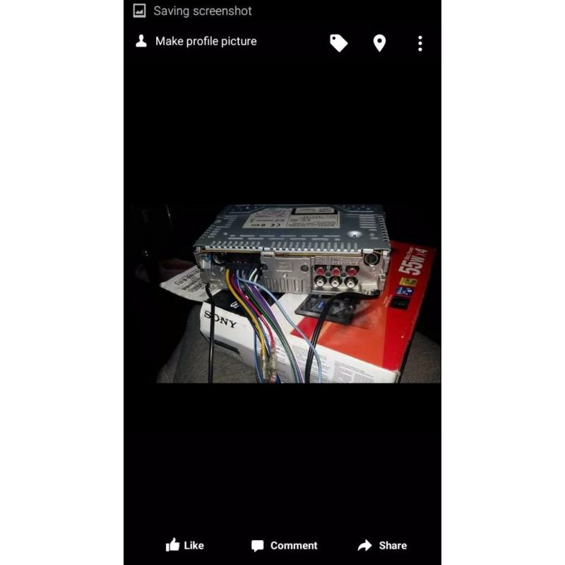 SONY X PLOD CD PLAYER WITH BLUETOOTH
