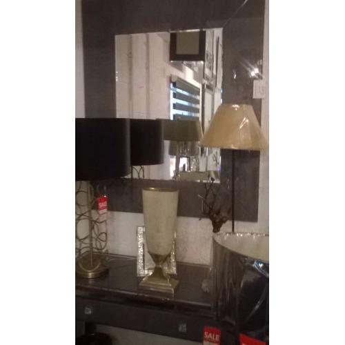 Console table and mirror set