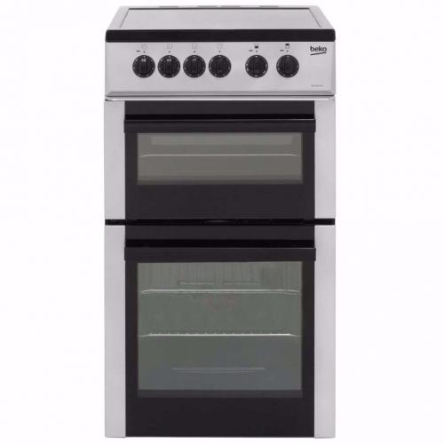 Beko Slimline Electric Cooker - Silver