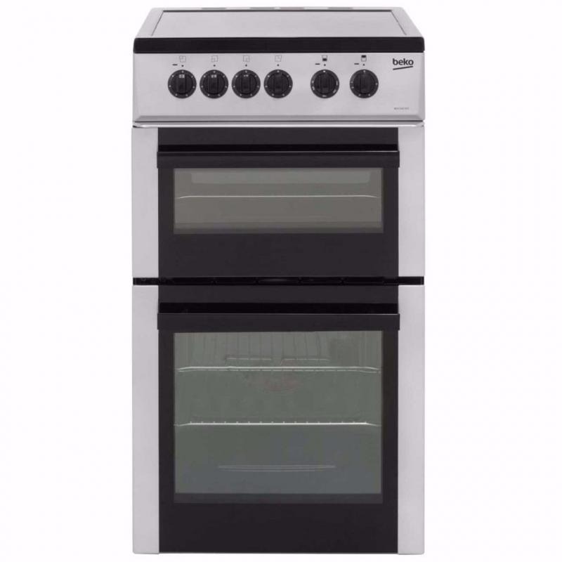 Beko Slimline Electric Cooker - Silver