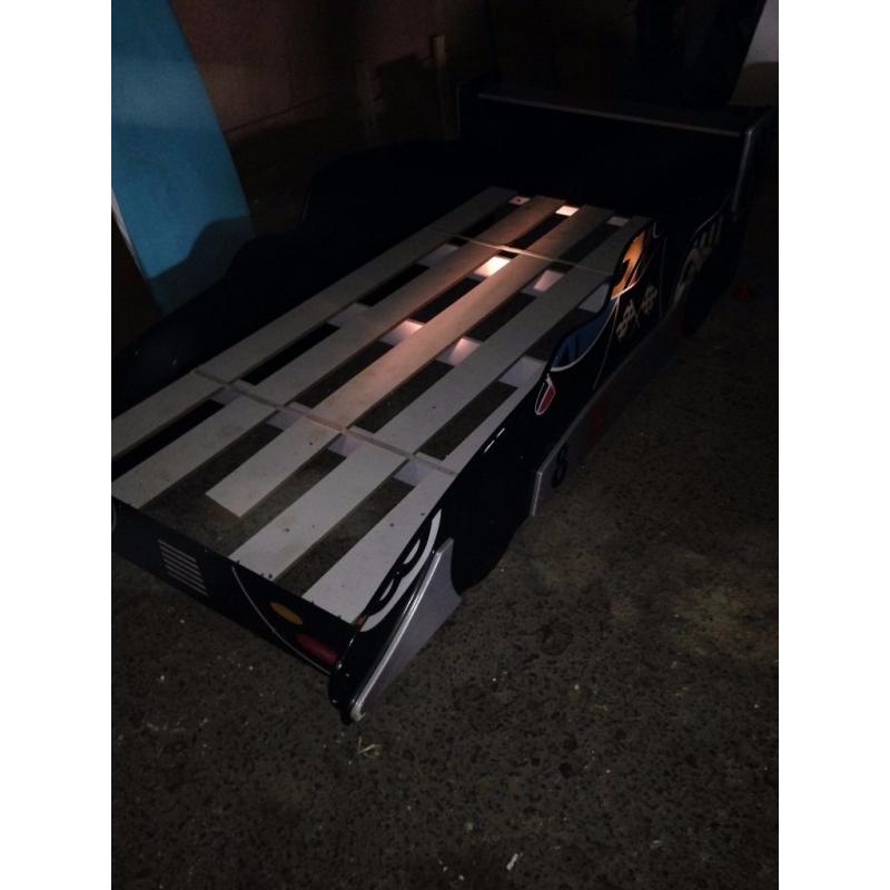 Kids car bed no mattress