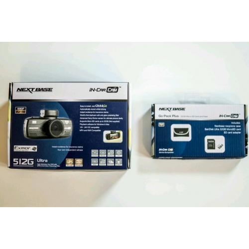 New 512g nextbase dashcam and travel pack