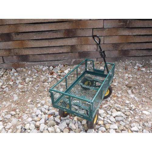 Trolley 4 wheeled with sides