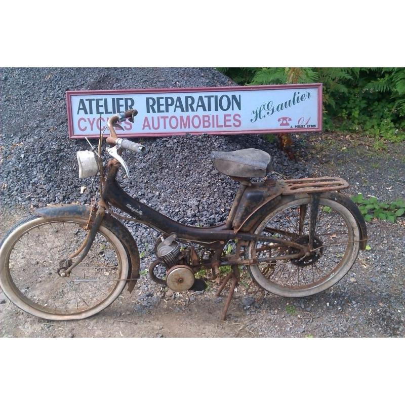 1960 Mobylette au44 50cc barn find project