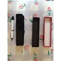 Mont Blanc pen with leather case