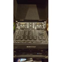 Numark CDN36 dual cd player, Numark DM1720SE and Citronic flight case