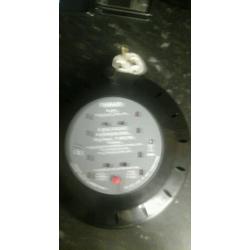 4 way socket extension reel lead 10 metres
