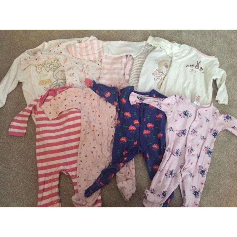 3-6 month girls bundle (37 pieces)