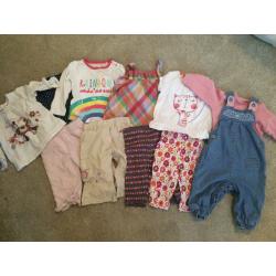 3-6 month girls bundle (37 pieces)