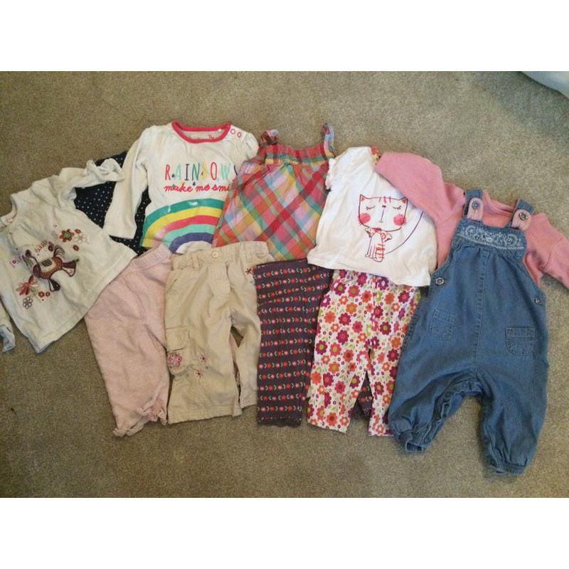 3-6 month girls bundle (37 pieces)