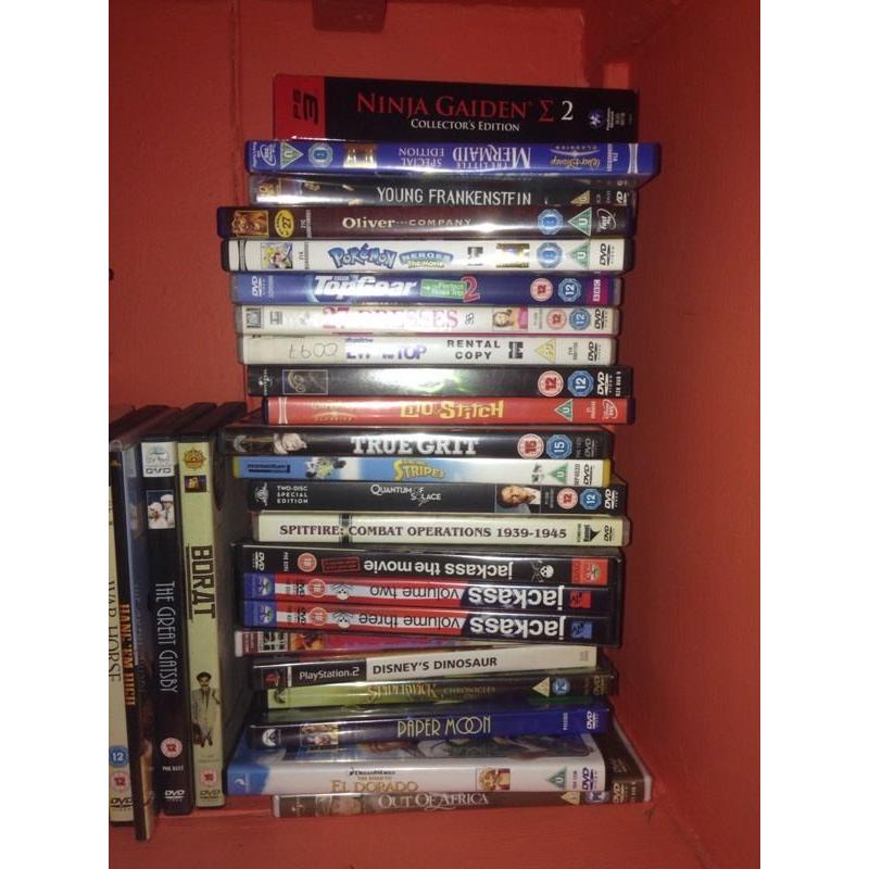 Various DVDs (from smoke free home)