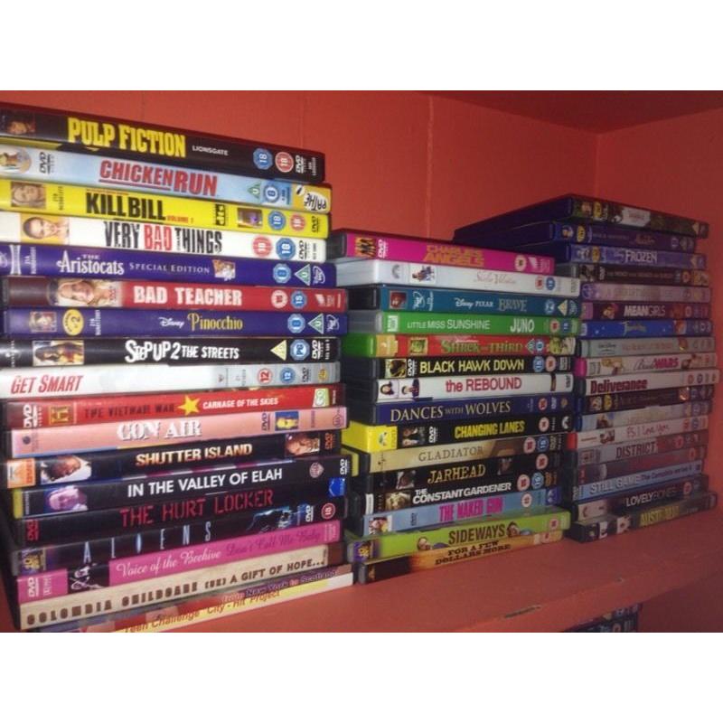 Various DVDs (from smoke free home)