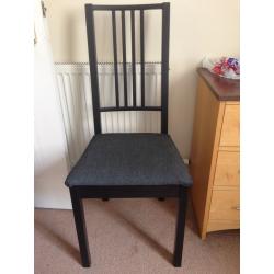Like new black grey chair