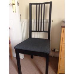 Like new black grey chair