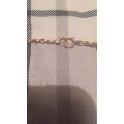 9ct gold beltcher chain