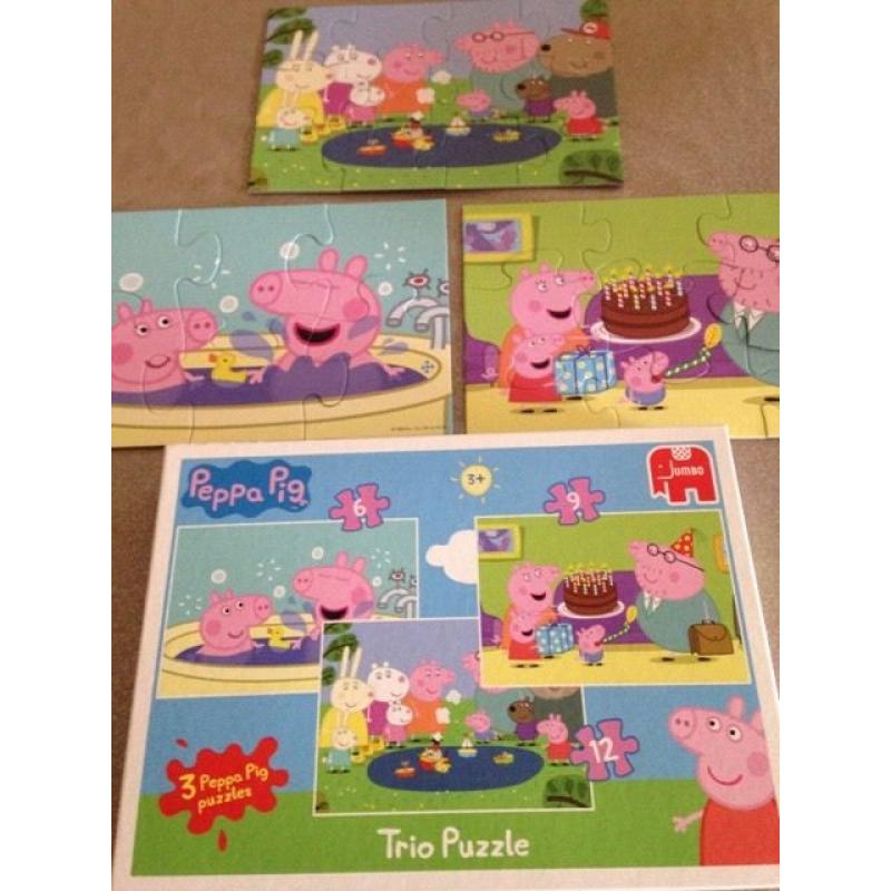 Jigsaw Puzzles Peppa Pig, Roary the Racing Car, Circus