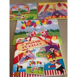 Jigsaw Puzzles Peppa Pig, Roary the Racing Car, Circus