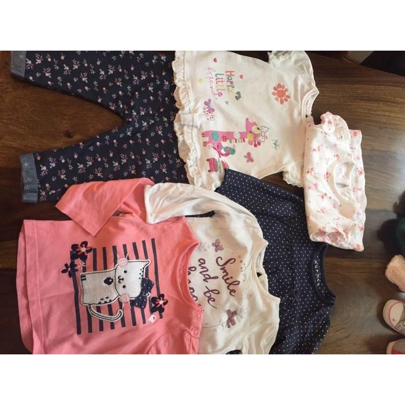 Bundle of baby girl clothes age 3-6 months