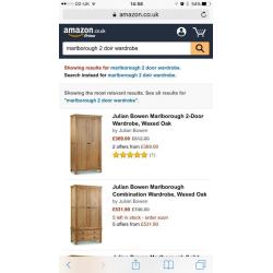 Julian Bowen double wardrobe