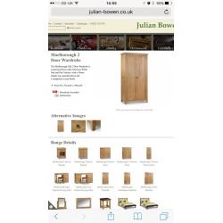 Julian Bowen double wardrobe
