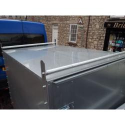 New galvanised 7x4x4 single wheel box trailer with brakes & side door spare jockey prop stand lock