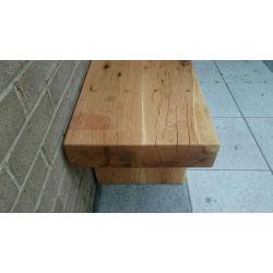 Oak Sleeper bench railway sleeper garden furniture seat bench sleepers Loughview Joinery