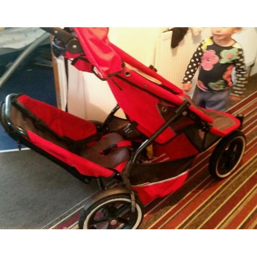 Phil teds double pram