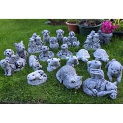 Solid stone garden ornaments
