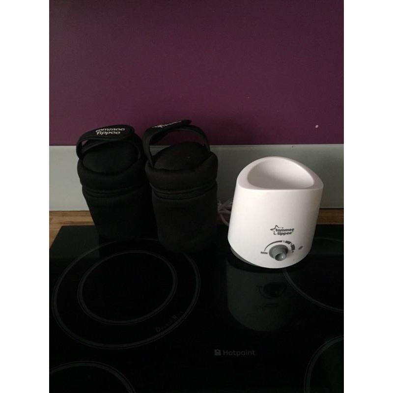 Tommee Tippee Bottle Warmer and Bottle Bags