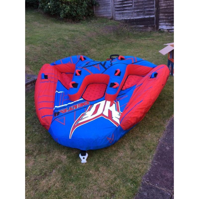 Delta Ho 4 , 4 man towable inflatable comes with pump and tow line